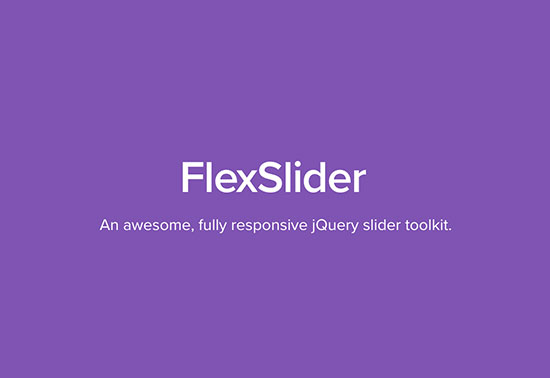 FlexSlider, JavaScript Sliders, Slider Library