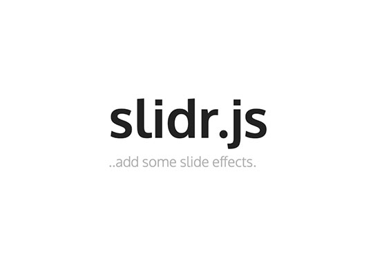slidr.js, JavaScript Sliders, JavaScript Resources, Slider Library