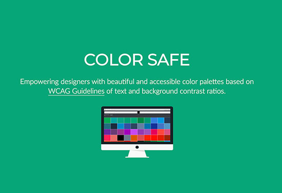 Color Safe, accessible web color combinations