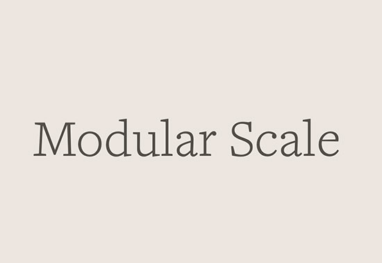 Modularscale, Fonts Free, Modular Scale
