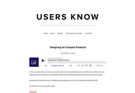 Users Know Podcast