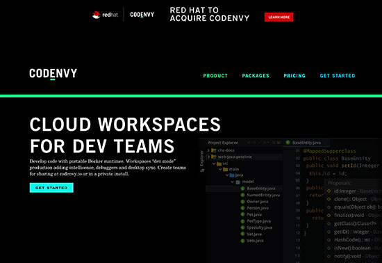 Codenvy, Cloud Workspaces for Development Teams