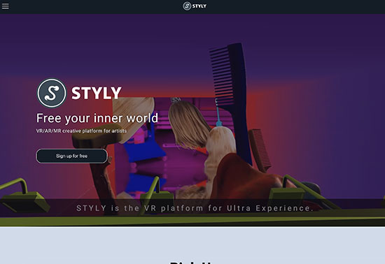 STYLY, VR, AR, MR creative platform
